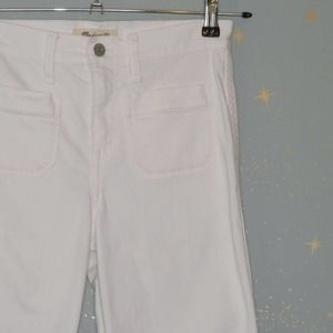 Madewell | White Flea Market Flare Jeans